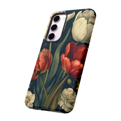 White Flower Tough Cases