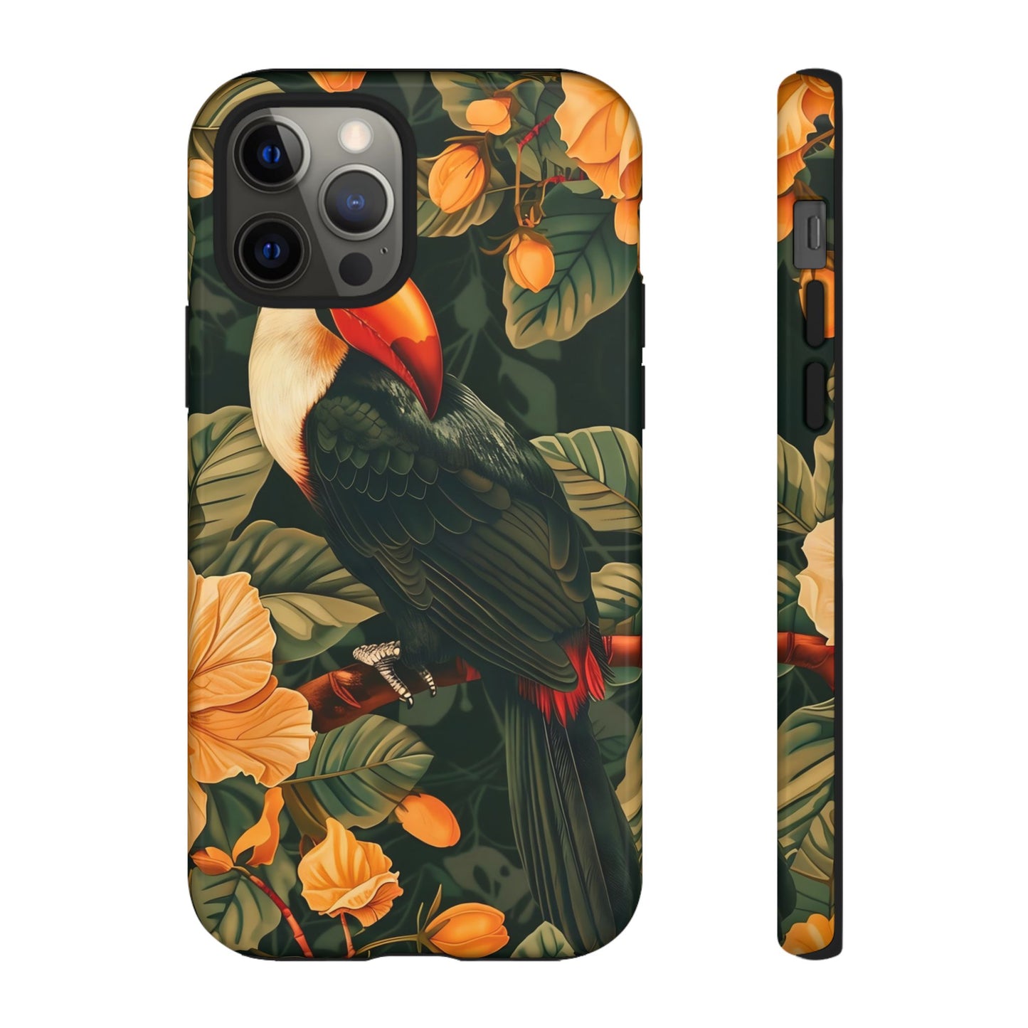 Tropical Toucan Phone Case, Exotic Bird Cover, Nature Lover Gift, Eco-Friendly Design, Customizable Tech Accessory