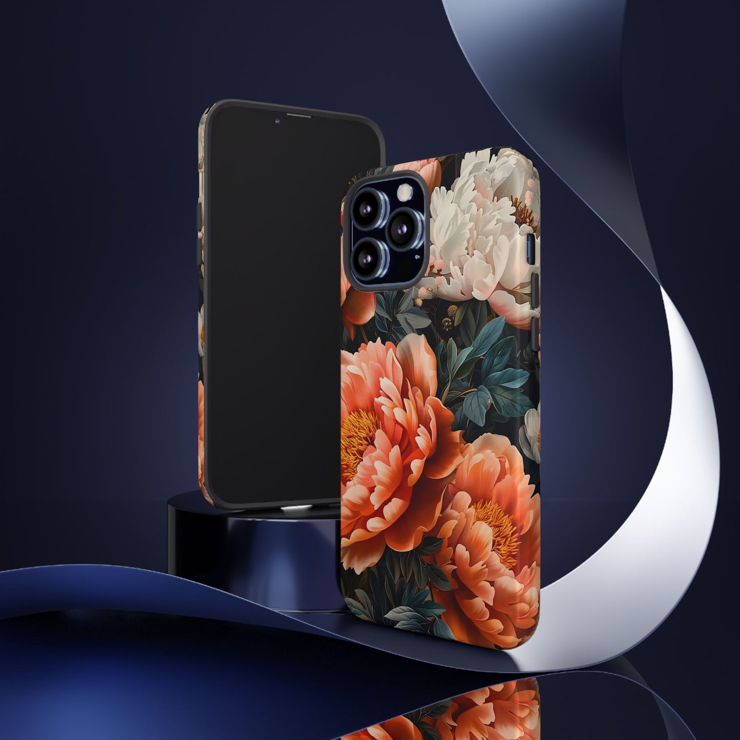 Floral Phone Case - Tough Cases, Durable Cover, Flower Design, Unique Gift, Phone Accessories
