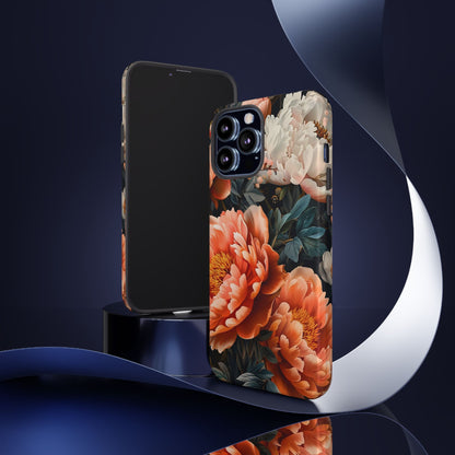 Floral Phone Case - Tough Cases, Durable Cover, Flower Design, Unique Gift, Phone Accessories