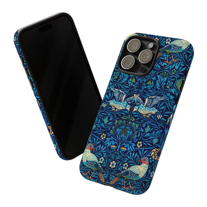 Elegant Bird Pattern Phone Case | Nature Lover Gift, Stylish Mobile Cover, Floral Design, Eco-Friendly, Unique Cell Phone Protector