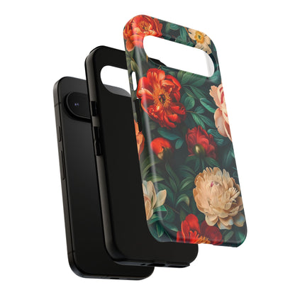 Floral Phone Case - Tough Cases, Vibrant Protection, Gift for Her, Cute Floral Design, Trendy Accessory, Perfect for Spring