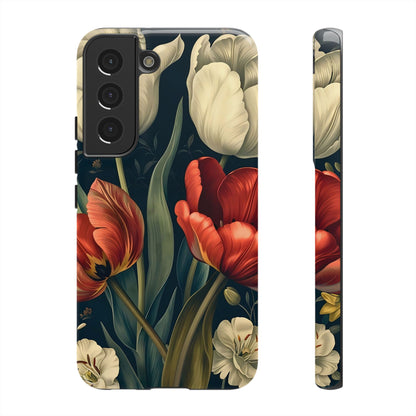 White Flower Tough Cases
