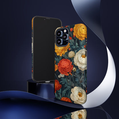 Floral Tough Case for Phones | Durable Floral Phone Cover, Boho Chic, Unique Gift for Her, Phone Protection, Flower Design