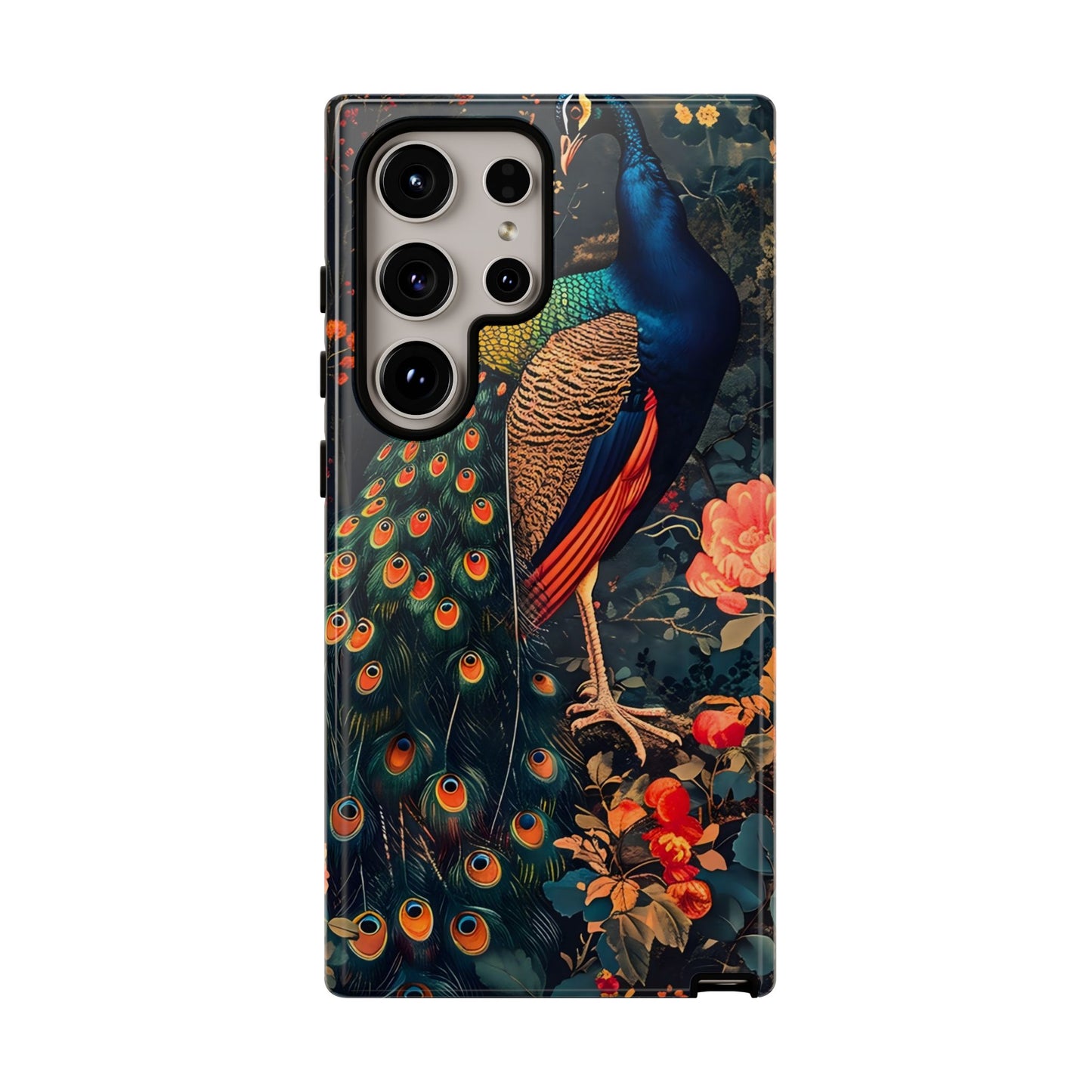 Peacock Phone Case - Artistic Floral Design, Tough Covers for iPhone, Stylish Mobile Accessories, Gift for Nature Lovers, Unique Cell [...]