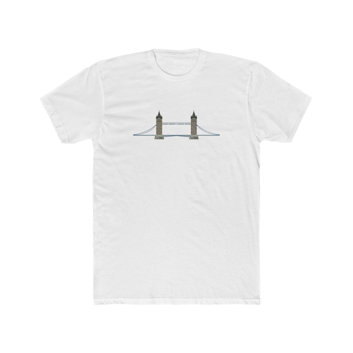 Tower Bridge - Iconic London Landmark Cozy Unisex Cotton Crew Tee