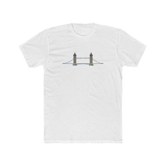 Tower Bridge - Iconic London Landmark Cozy Unisex Cotton Crew Tee