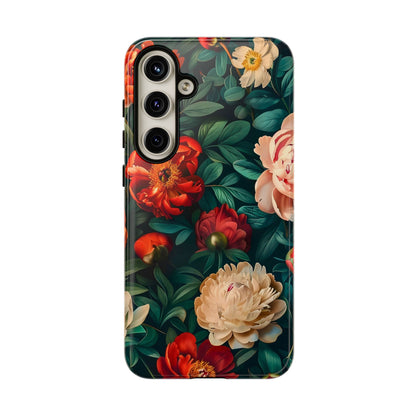 Floral Phone Case - Tough Cases, Vibrant Protection, Gift for Her, Cute Floral Design, Trendy Accessory, Perfect for Spring