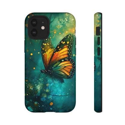 Colorful Butterfly Phone Case, Tough Cases for iPhone and Samsung, Cute Tech Accessories, Nature Lovers Gift, Vibrant Floral Design