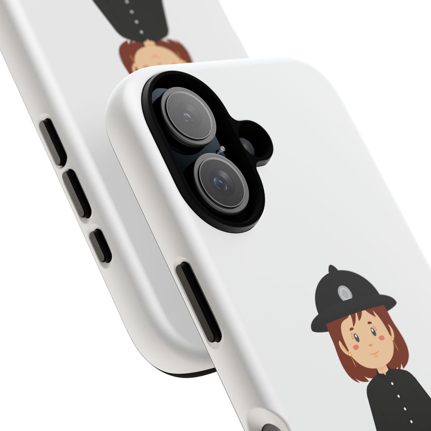 Cute Police Officer Phone Case, Tough Protective Cover, Gifts for Police Lovers, Customizable Phone Case, Unique Design