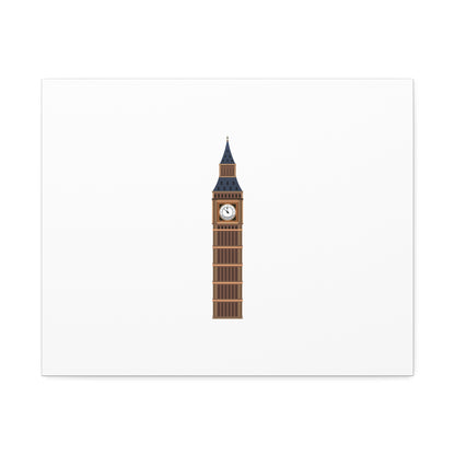 Big Ben Canvas Wall Art, Modern Home Decor, London Decor, Gift for Travel Lovers, Office Wall Art, Minimalist Art Print
