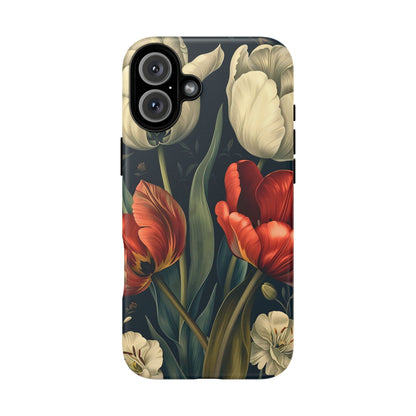 White Flower Tough Cases