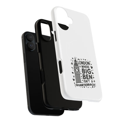 Magnetic Phone Case - London Big Ben Design, Protective Cover, Gift for Travelers, Trendy Accessory, Unique Phone Case