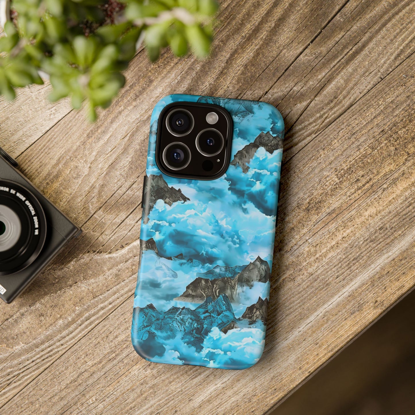 Mountain Wave Phone Case - Adventure Gear, Outdoor Gifts, Stylish Cases, Trendy Accessories, Nature Lovers
