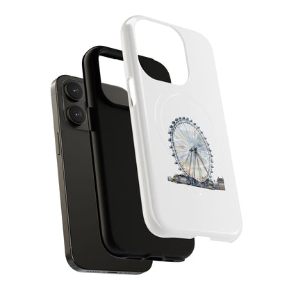 Funky Ferris Wheel Magnetic Case | Tough iPhone Cover, Customized Phone Case, Unique Gift, Festival Accessory, Durable Phone Protection