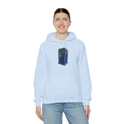 Unisex Heavy Blend™ Hooded Sweatshirt - British Police Public Call Box - Iconic TARDIS