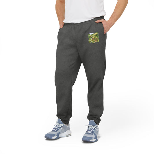 adidas Unisex Fleece Joggers - Comfortable Athletic Lounge Wear for Active Lifestyle - British Nature - Scenic Landscapes and Natural Beauty