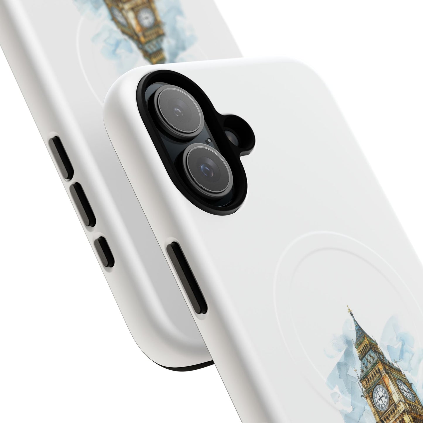 Stylish Tough Magnetic Phone Case, Protective Cell Phone Cover, London Big Ben Design, Gift for Travelers, Trendy Tech Accessories