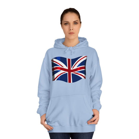 Unisex College Hoodie - The Union Jack: Symbol of Britain