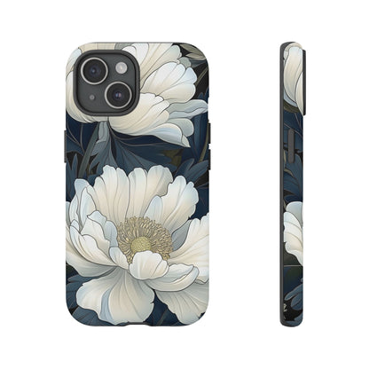 Elegant Floral Phone Case, Floral iPhone Cover, Flower Art Phone Case, Eco-Friendly Mobile Protection, Tough & Stylish Phone Case