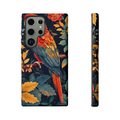 Vibrant Parrot Phone Case - Tough, Stylish, Nature-Inspired, Tropical, Wildlife, Perfect Gift, Summer Vibes