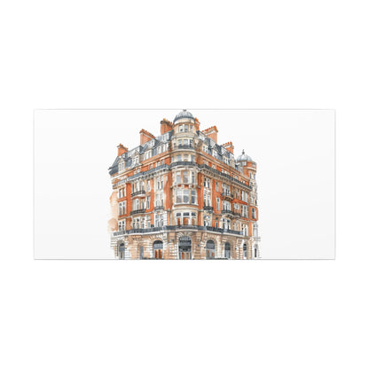 Artistic Matte Canvas Print of Historic Building, Wall Art Decor, Home Interior, Unique Gift, Fine Art, Architecture Lover, Urban Design
