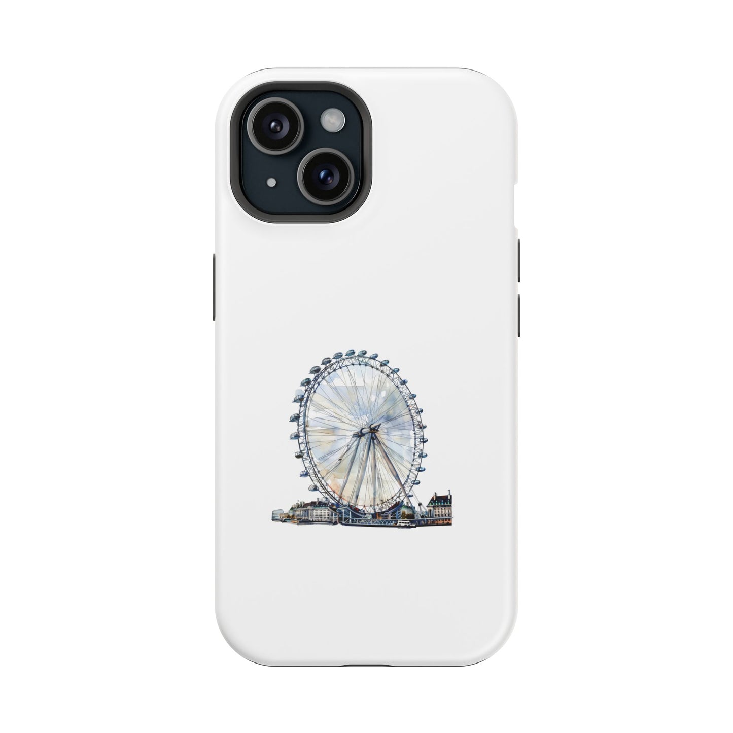 Stylish Magnetic Phone Cases with London Eye Design, Custom Phone Covers, Unique Gift for Travelers, Chic Electronic Accessories