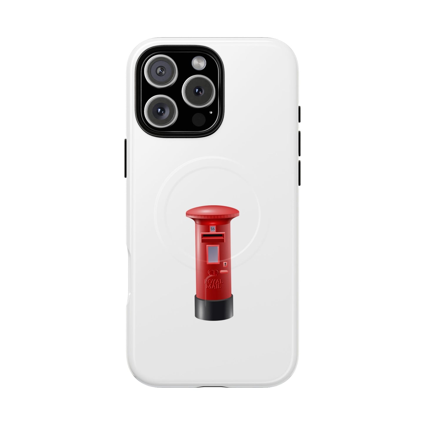 Tough Magnetic Phone Case with Vintage Post Box Design, Durable Protector, Unique Gift, Travel Lover's Accessory, Holiday Present, Red [...]