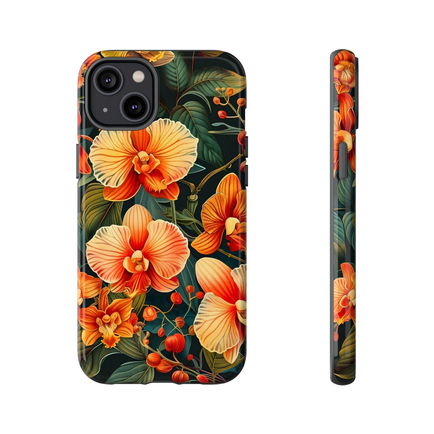 Floral Phone Case - Tough Cases, Protective Cover, Gift for Her, Smartphone Accessory, Floral Design, Nature-Inspired