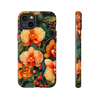 Floral Phone Case - Tough Cases, Protective Cover, Gift for Her, Smartphone Accessory, Floral Design, Nature-Inspired