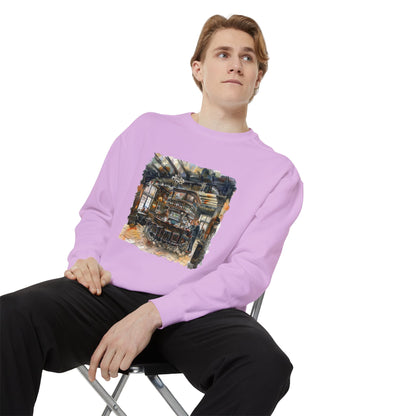 Unisex Garment-Dyed Sweatshirt Classy - London's Pub