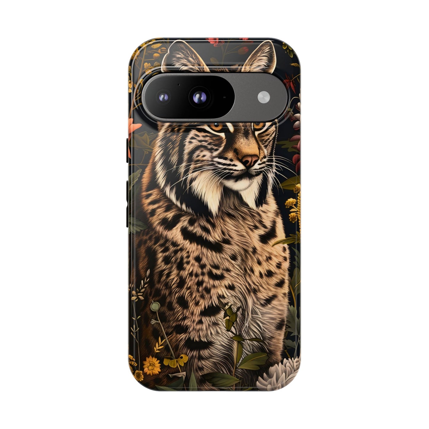 Wildlife Phone Case with Lynx Design, Tough Cases, Animal Lovers Gift, Nature Inspired Accessories, Unique Tech Protection