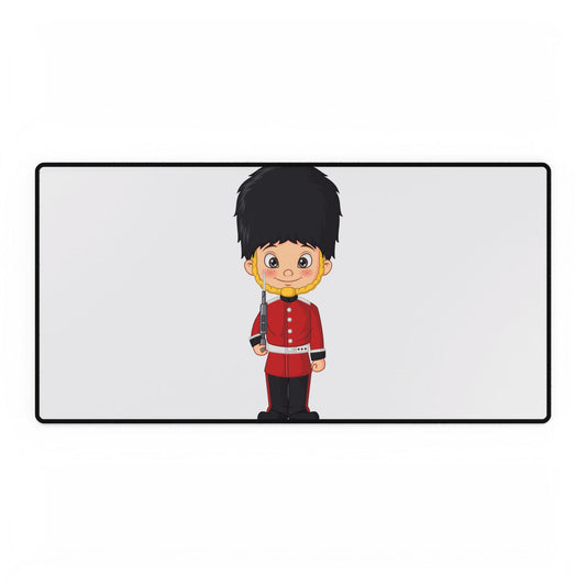 Cute Royal Guard Desk Mat, Kids Desk Accessory, Study Mat, Office Decor, Fun Gift for Children, Teacher Supplies, Playroom Decor