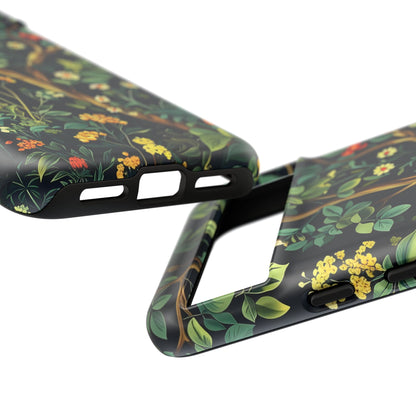 Floral iPhone Case, Nature Inspired Tough Case, Botanical Phone Cover, Eco-Friendly Gift, Unique Floral Design