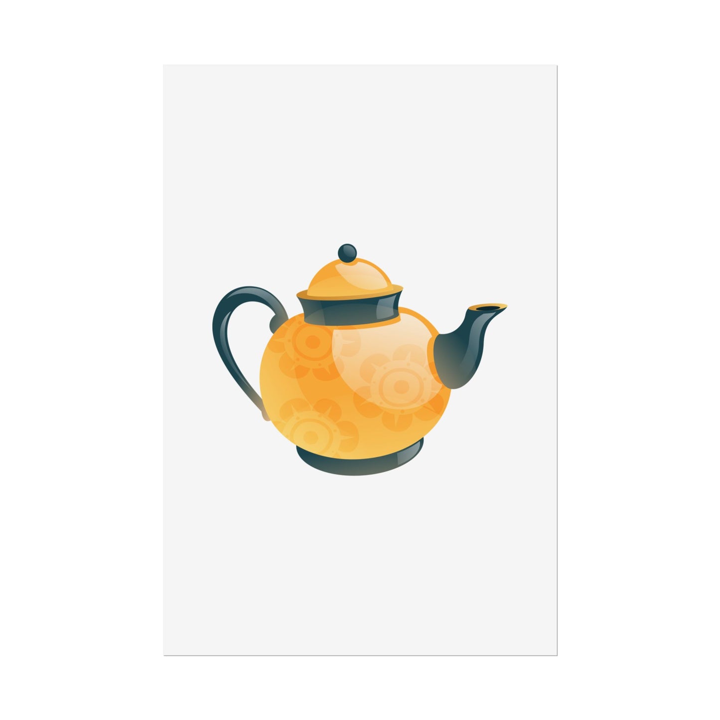 Vintage Tea Pot Rolled Posters