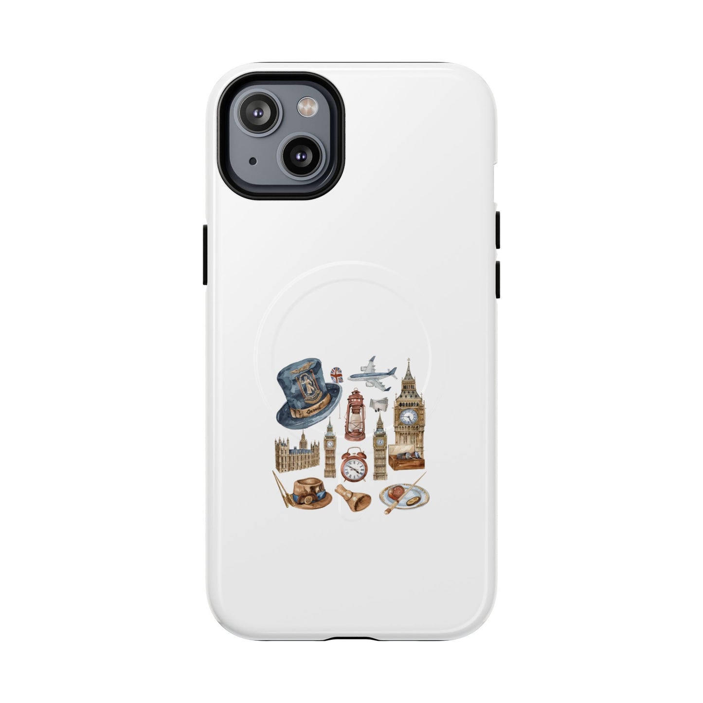 Stylish Tough Magnetic Phone Case Featuring Iconic London Landmarks, Durable Protection, Gift for Travelers, Phone Cover, Customizable [...]