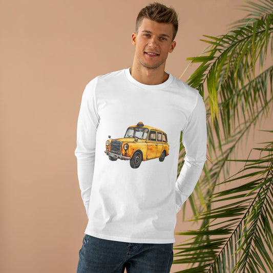 Men’s Base Longsleeve Tee - British Vintage Car