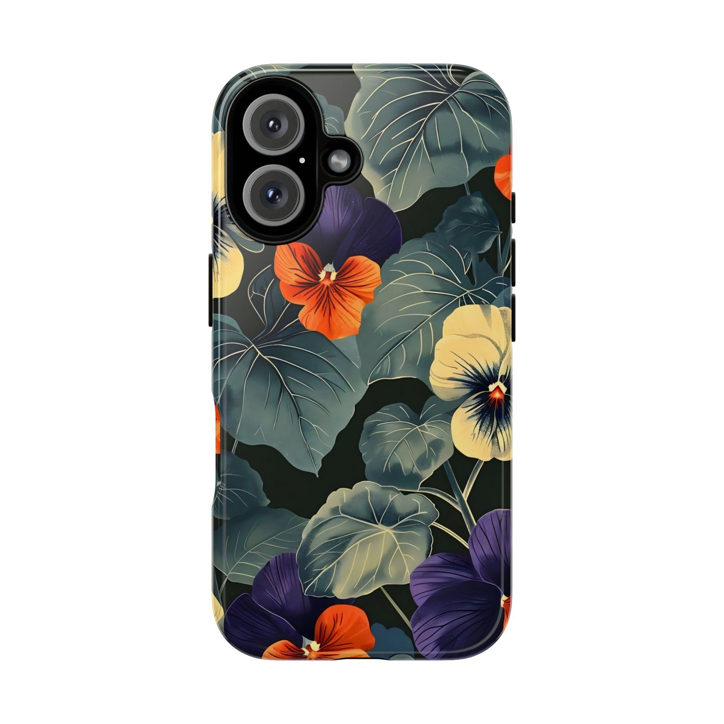 Tough Cases Floral iPhone Case, Tough Phone Cover, Stylish Floral Design, Gift for Her, Summer Vibe, Durable Protective Case