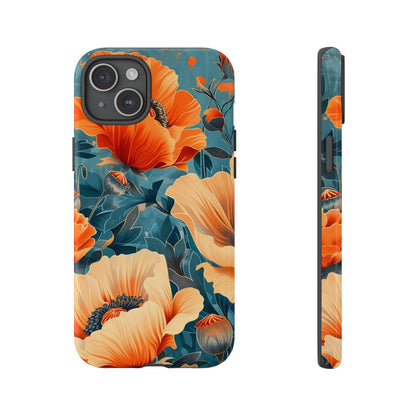 Floral Phone Case, Tough Cases for Protection and Style, Spring Aesthetic, Gift for Her, Phone Accessory for Nature Lovers