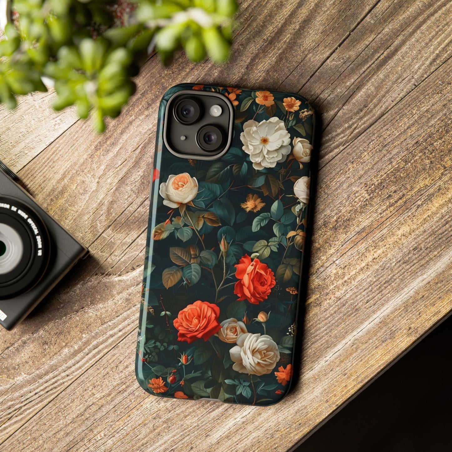 Floral Phone Case | Tough Cases with Elegant Design | Gift for Her, Mother's Day, Birthdays, Personalized, Trendy Tech Accessories