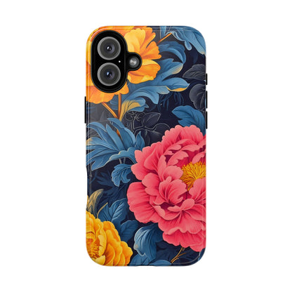 Floral Phone Case, Tough Cases, Stylish Mobile Cover, Gifts for Her, Phone Accessories, Unique Flower Design