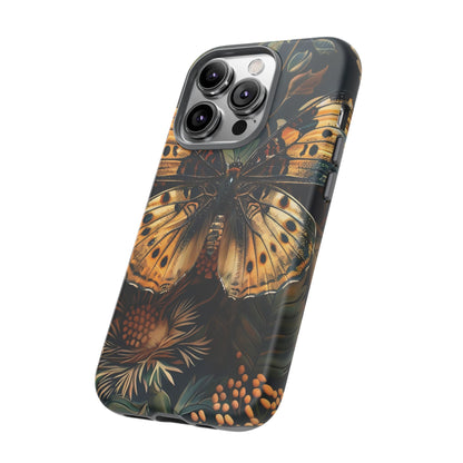 Butterfly Floral Phone Case, Tough Cases, Protective Cover, Unique Gift, Nature Lover, Art Print, Spring Decor