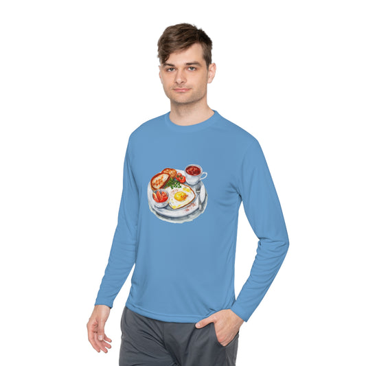 Unisex Lightweight Long Sleeve Tee - British Food - Traditional Dishes and Culinary Delights