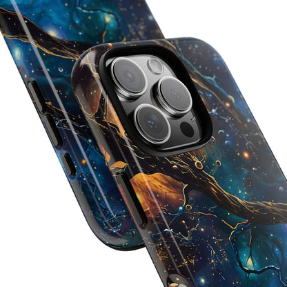 Galaxy Phone Case, Tough Cases with Cosmic Design, Unique Gift for Astronomers, Sci-Fi Fans, Starry Night, Outer Space