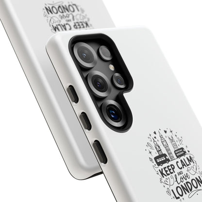 London Keepsake Phone Case - Keep Calm and Love London Design