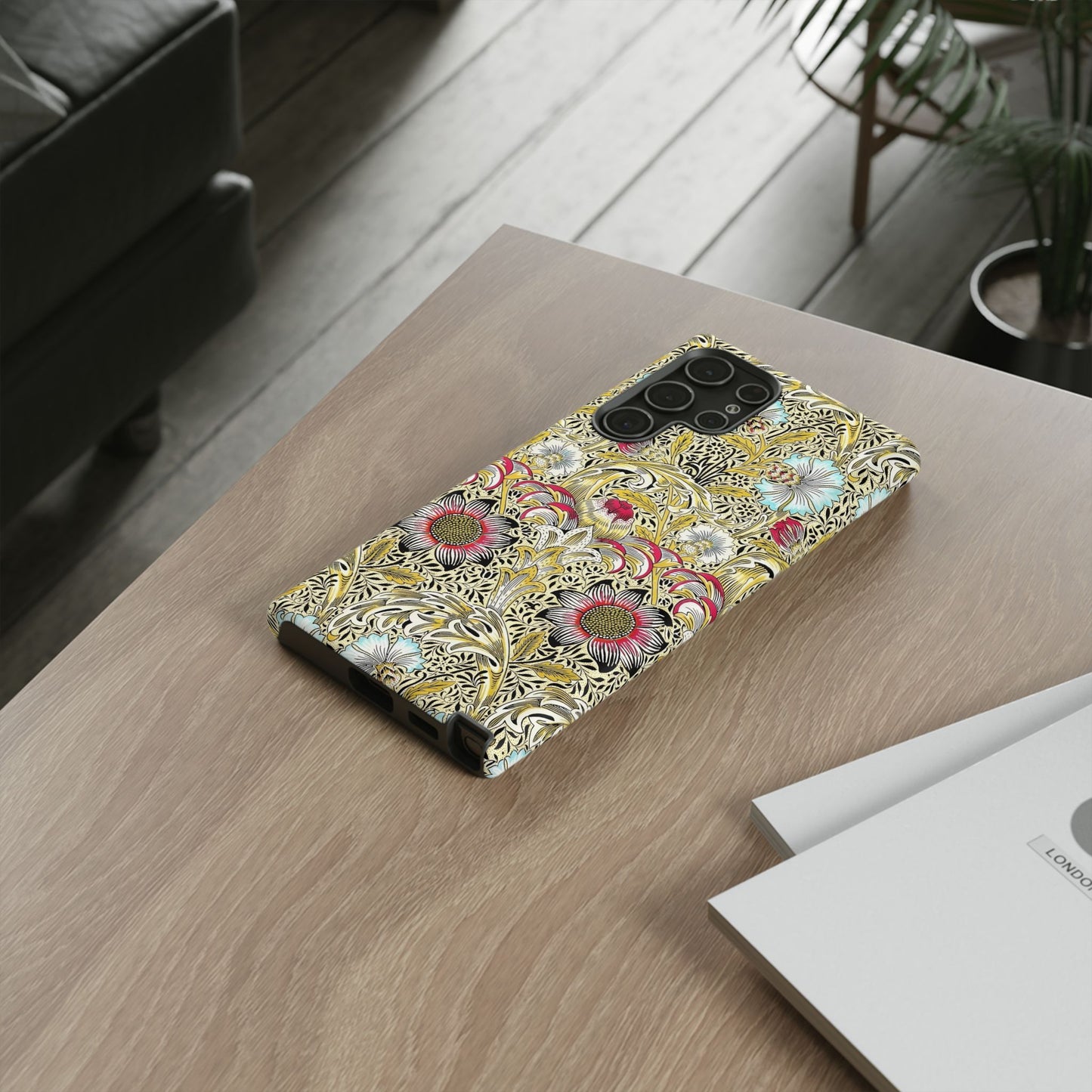 Floral Phone Case - Tough Cases, Floral Design, Stylish, Protective, Unique Gift for Her, Phone Accessories