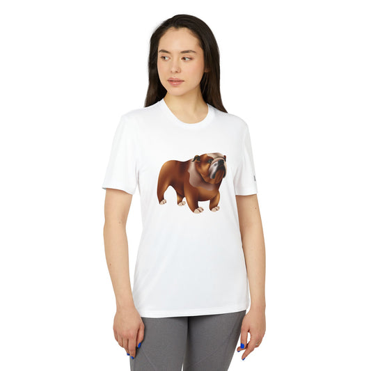 Adidas Unisex Bulldog Sport T-Shirt - Trendy Athletic Wear - Dog Lovers