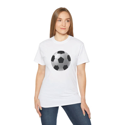 Dynamic Football Design - Sports Passion and Energetic Unisex Ultra Cotton Tee