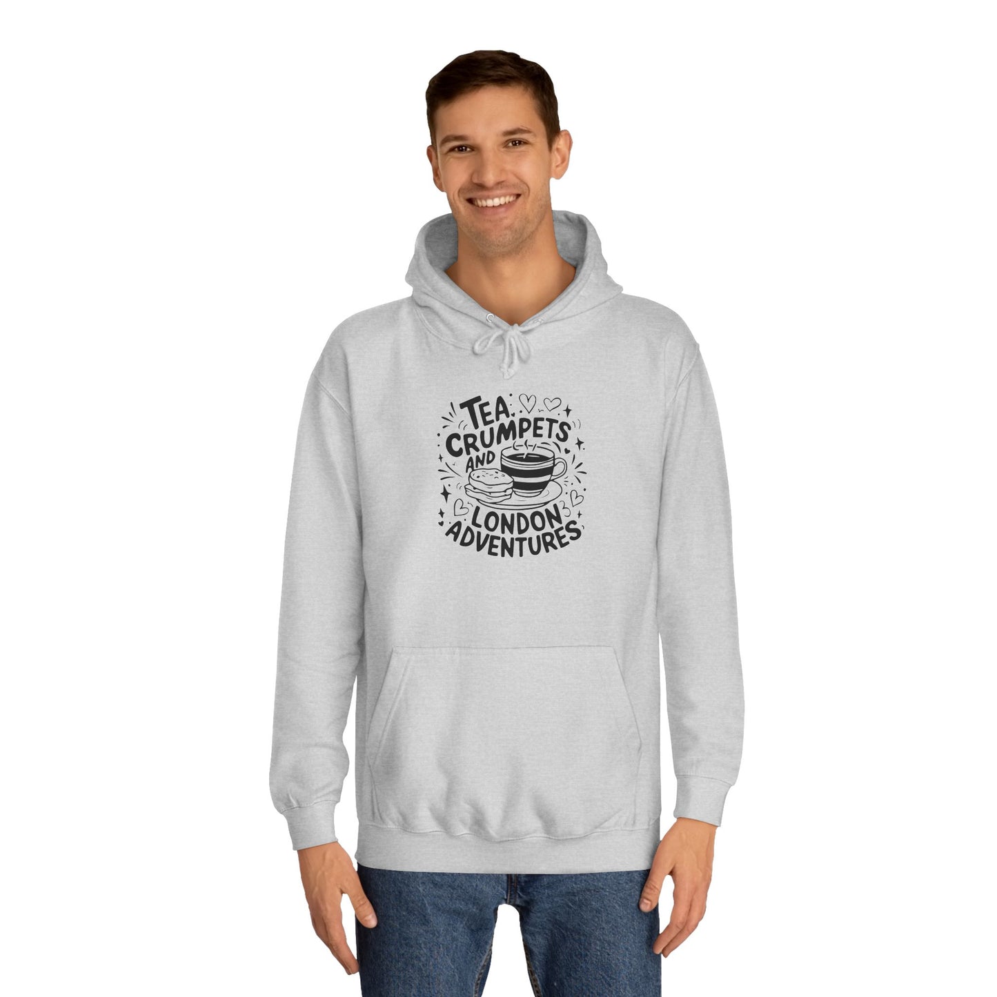 Unisex College Hoodie - London's Adventures