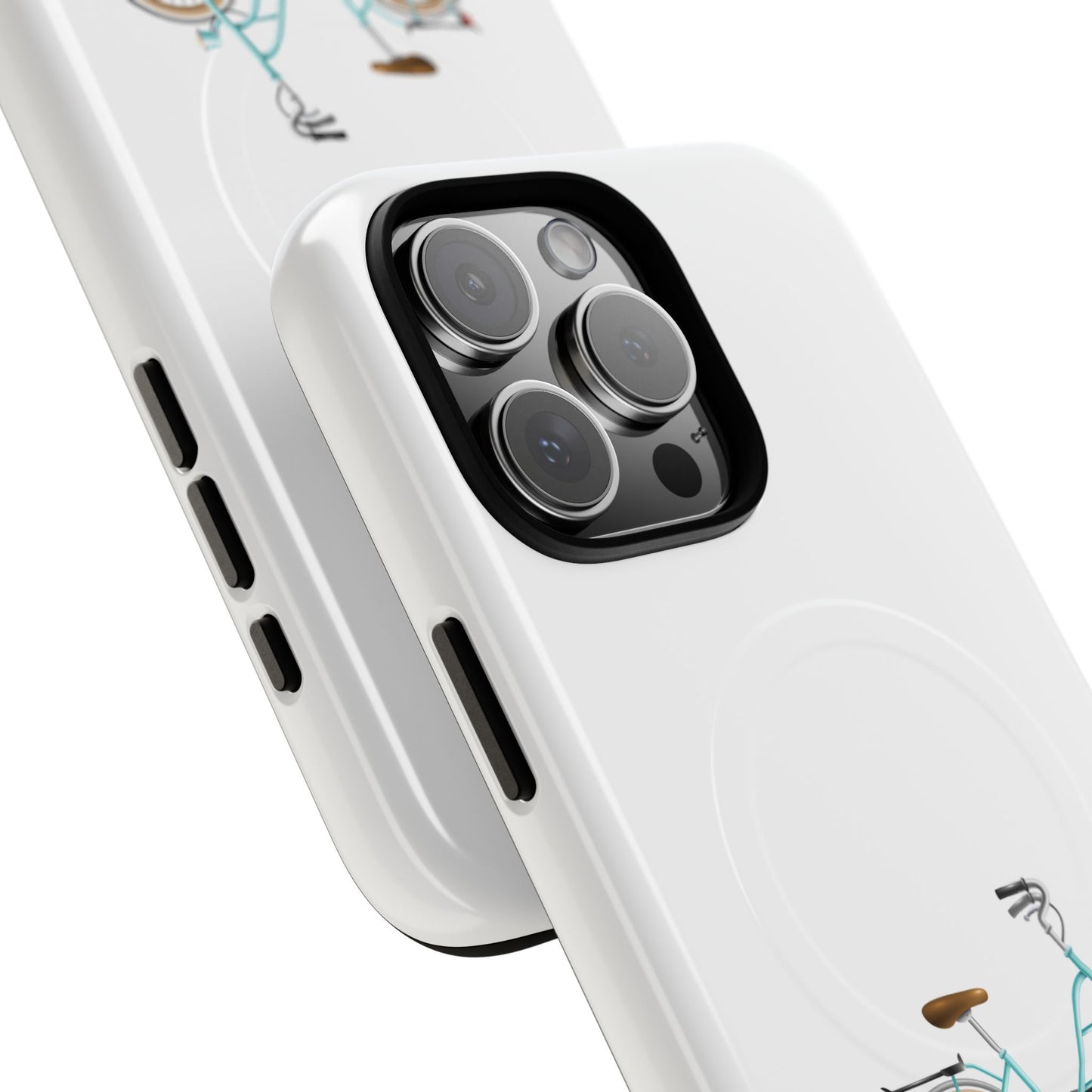 Tough Magnetic Phone Cases, Stylish Bicycle Design, Durable Protection, Perfect Gift for Cyclists, Trendy Tech Accessory